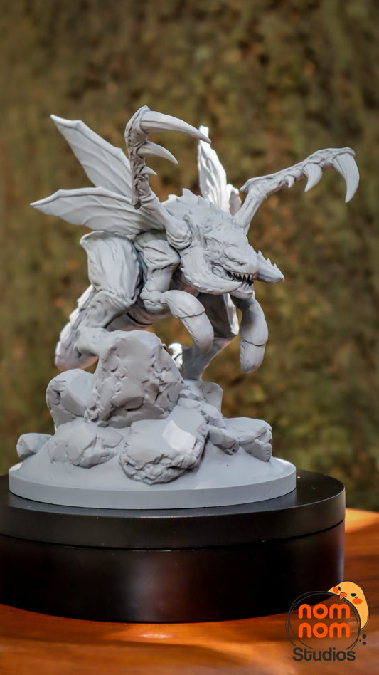 Chibi Zergling | 3" Resin Model Kit | DIY Starcraft Swarm Creature