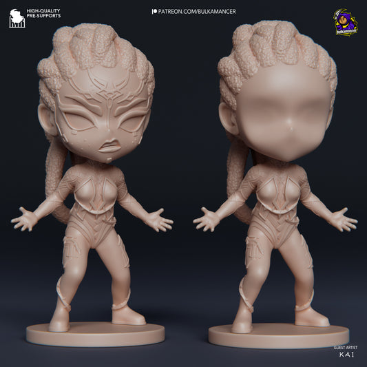 Chibi Mel | 4-Inch Resin Model Kit | DIY League of Legends Arcane Leader