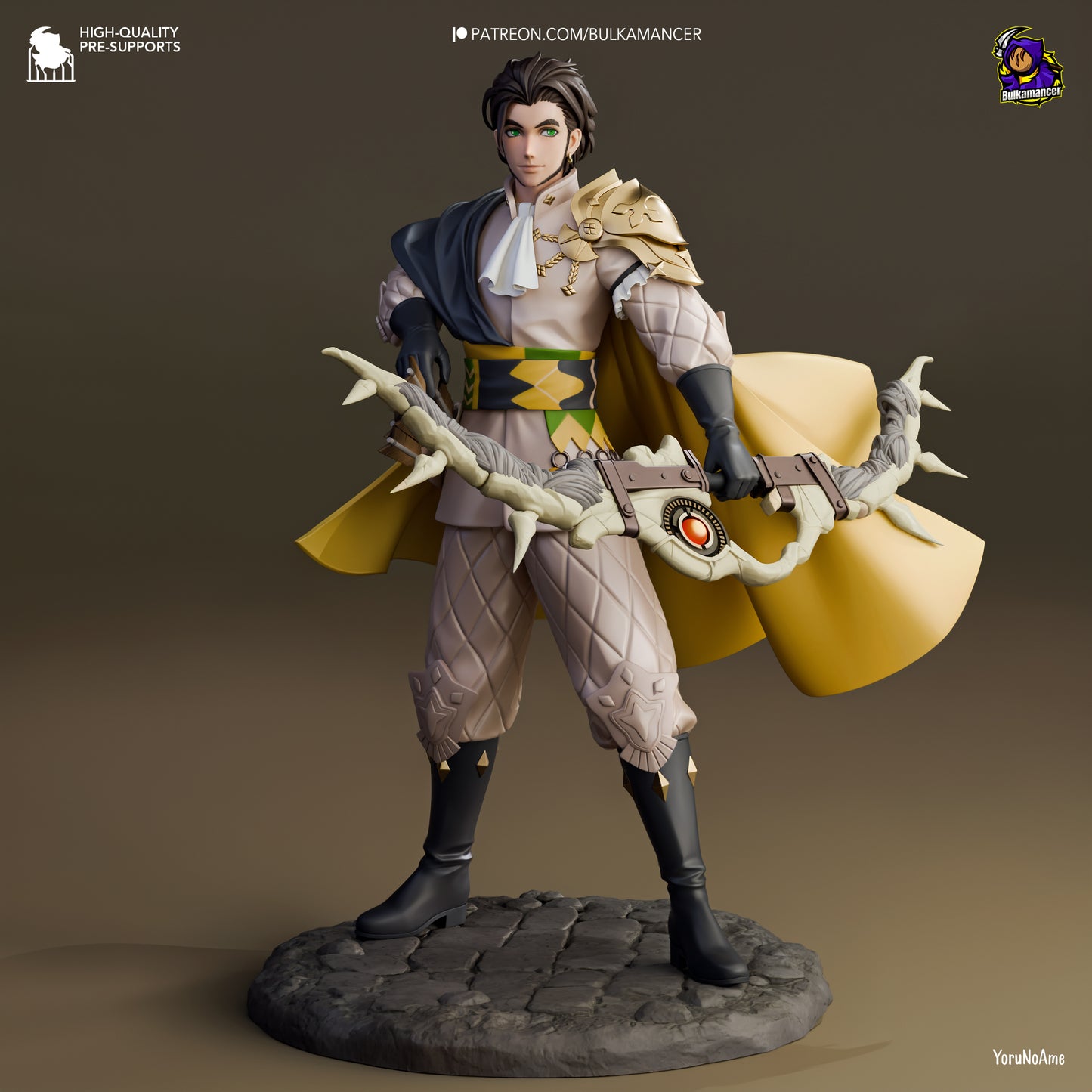 Claude | 9-Inch Resin Model Kit | Fire Emblem: Three Houses Golden Deer Tactician