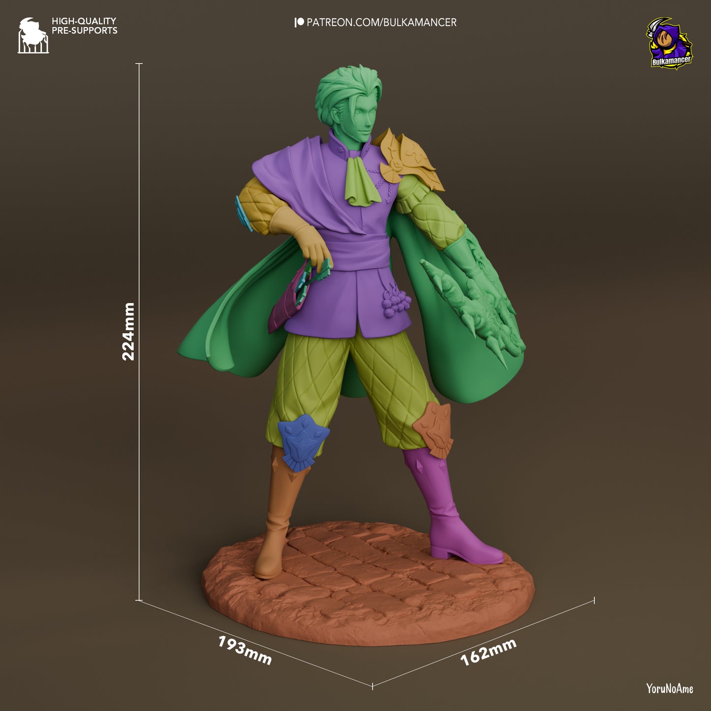 Claude | 9-Inch Resin Model Kit | Fire Emblem: Three Houses Golden Deer Tactician