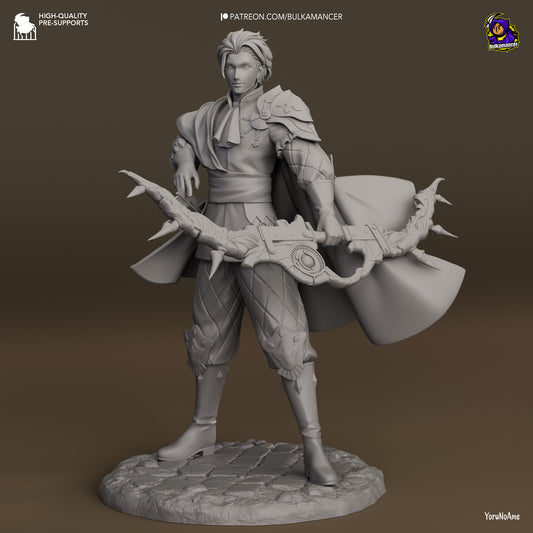 Claude | 9-Inch Resin Model Kit | Fire Emblem: Three Houses Golden Deer Tactician