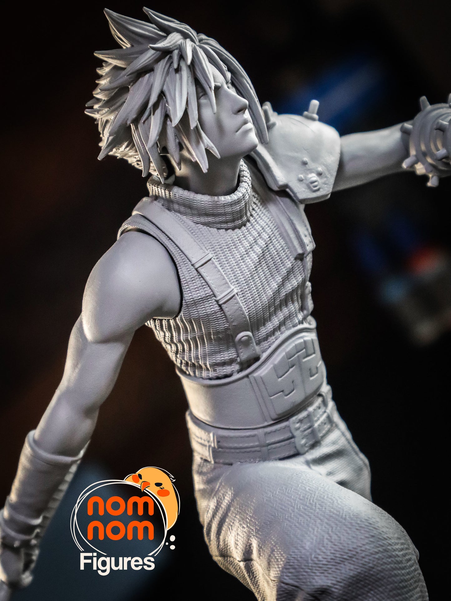 Cloud Strife | 9.5-Inch Resin Model Kit | DIY Final Fantasy VII Hero