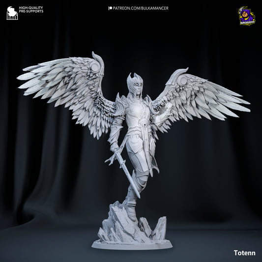 Dame Aylin | Resin Model or Bust Kit | DIY Baldur's Gate 3 Aasimar Paladin