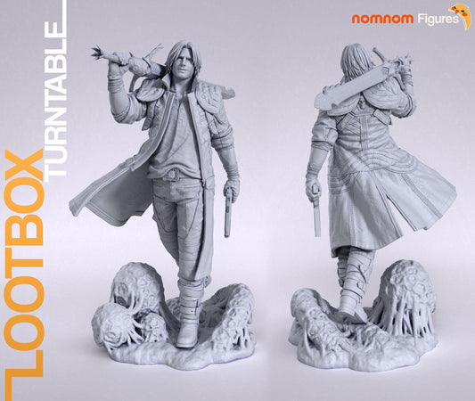 Dante | 7.5" Resin Model Kit | DIY Devil May Cry Demon Hunter