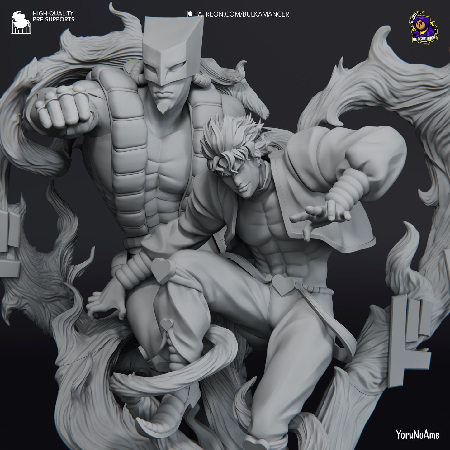 Dio and The World | 11.5-Inch Resin Model Kit | JoJo’s Bizarre Adventure Dio Brando