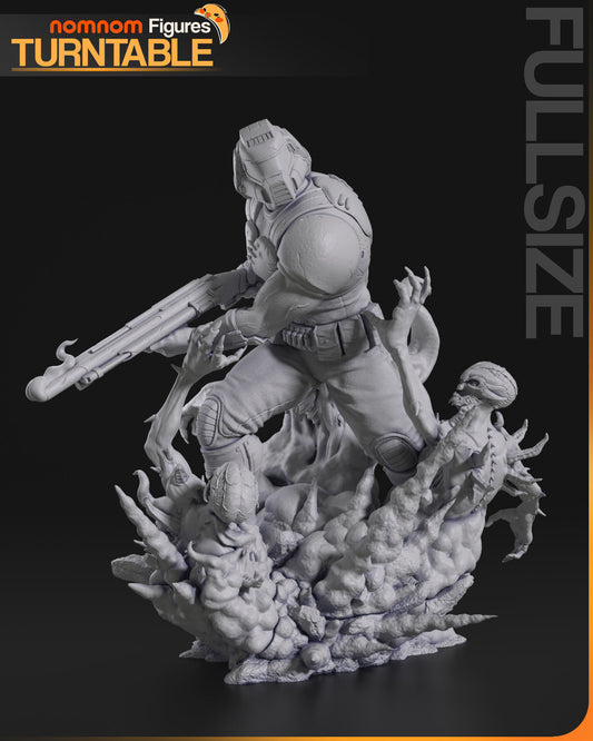 Doom Guy | Resin Model or Bust Kit | DIY DOOM Slayer