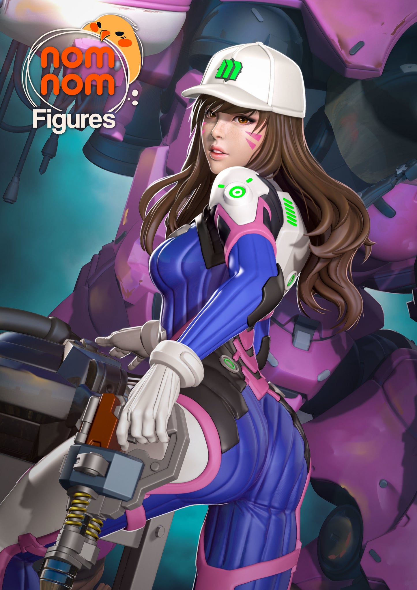 Dva/D.VA | 10-Inch Resin Model Kit | Overwatch Mech Pilot