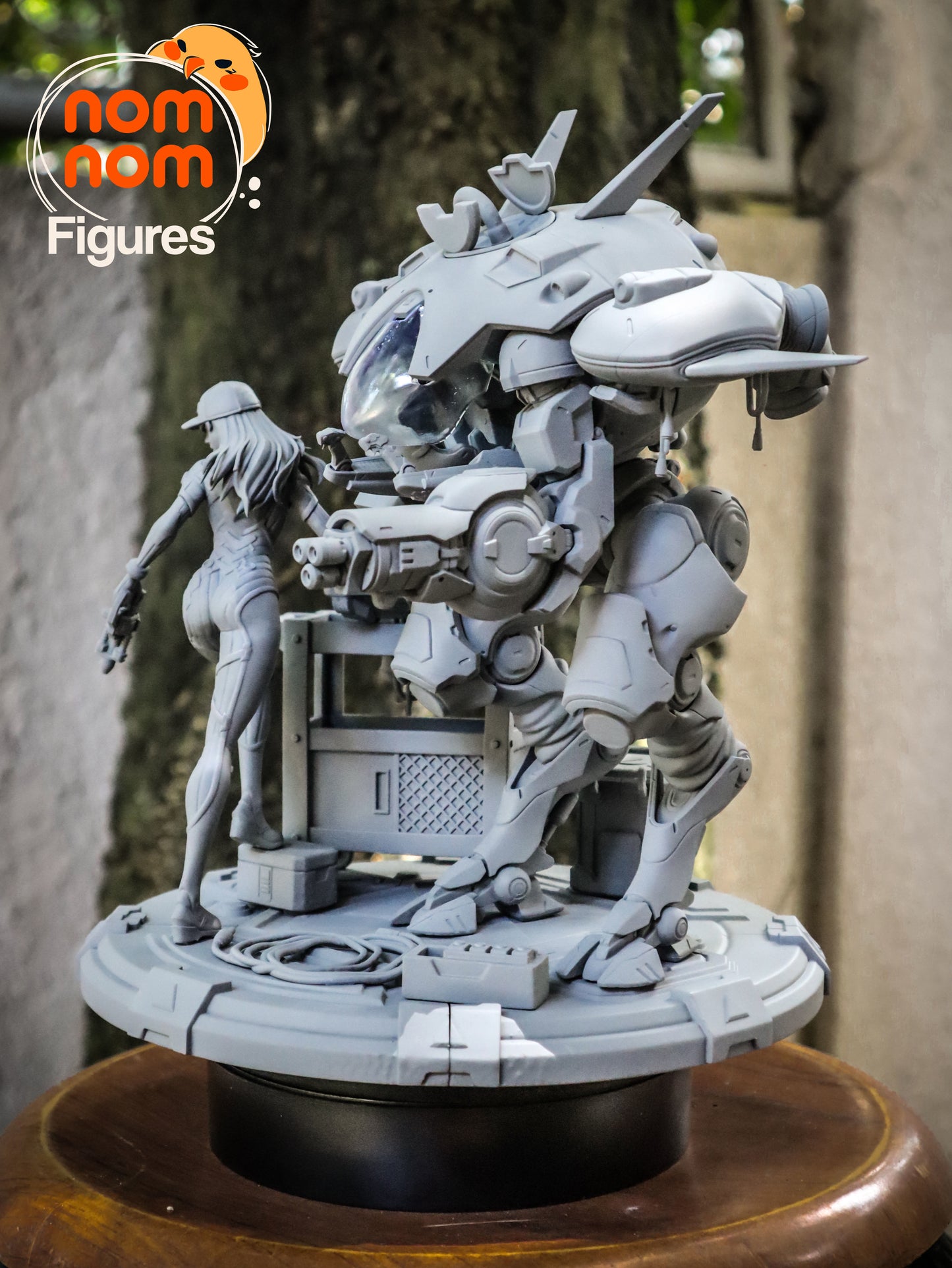 Dva/D.VA | 10-Inch Resin Model Kit | Overwatch Mech Pilot