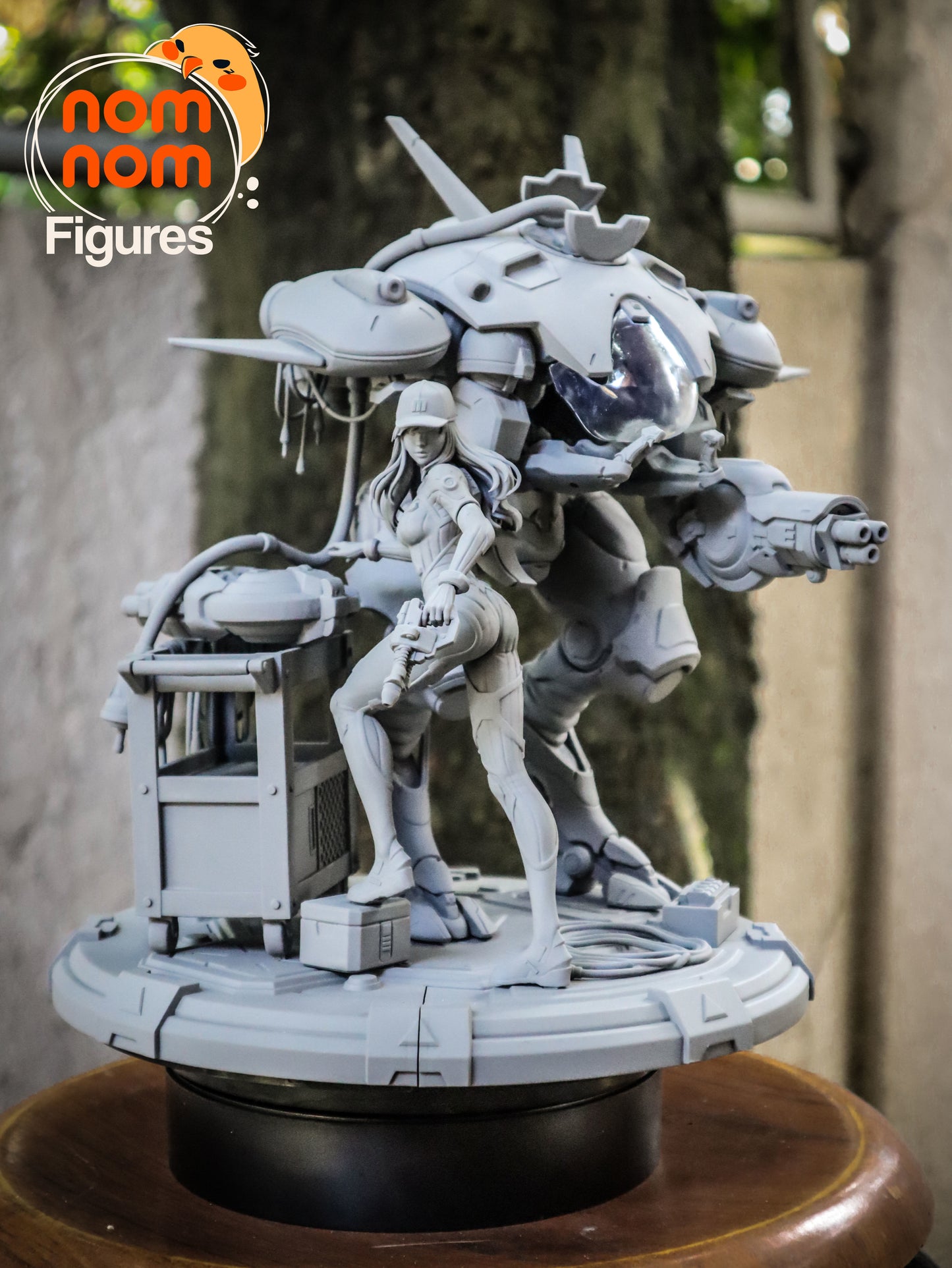 Dva/D.VA | 10-Inch Resin Model Kit | Overwatch Mech Pilot