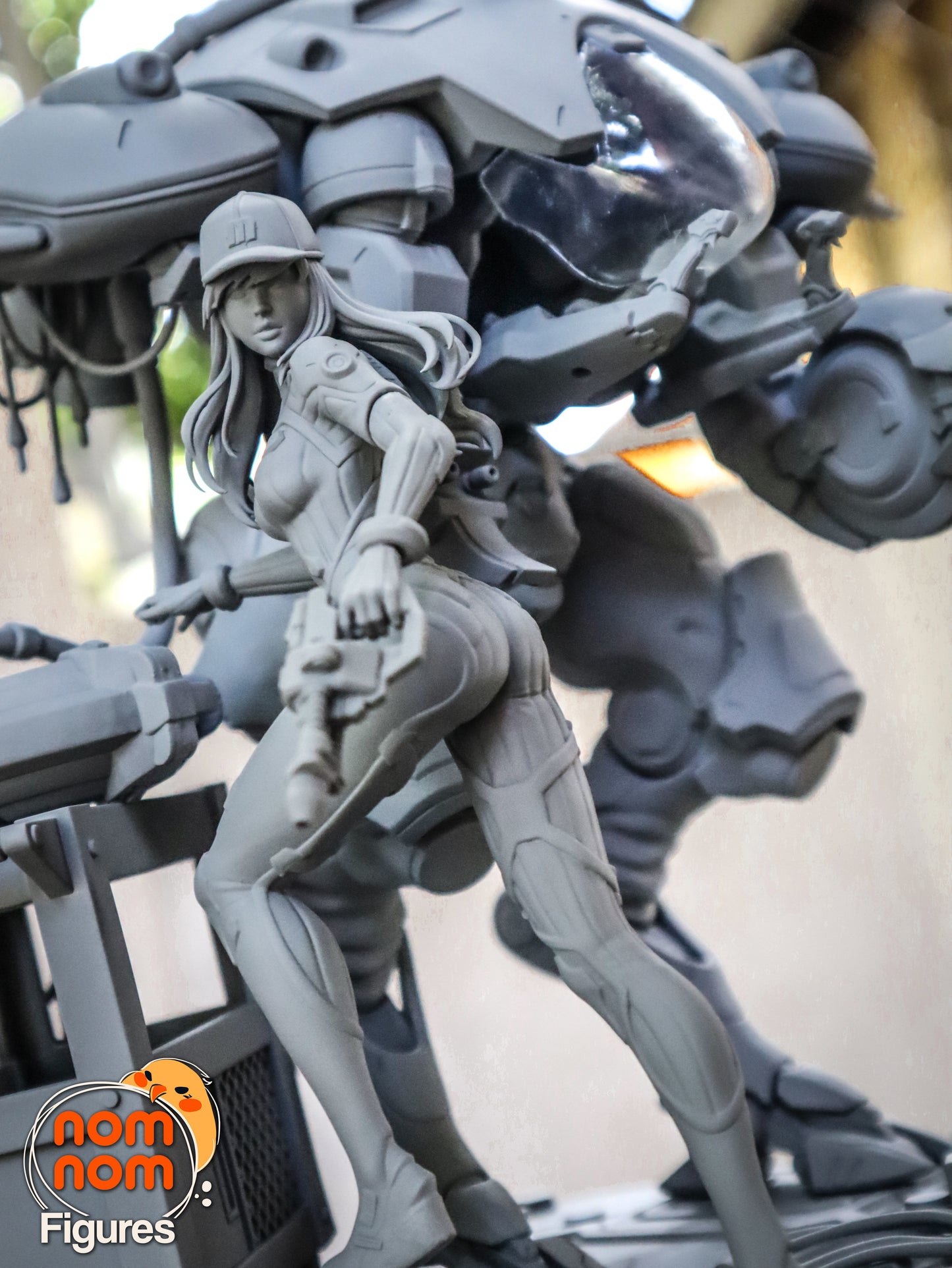 Dva/D.VA | 10-Inch Resin Model Kit | Overwatch Mech Pilot