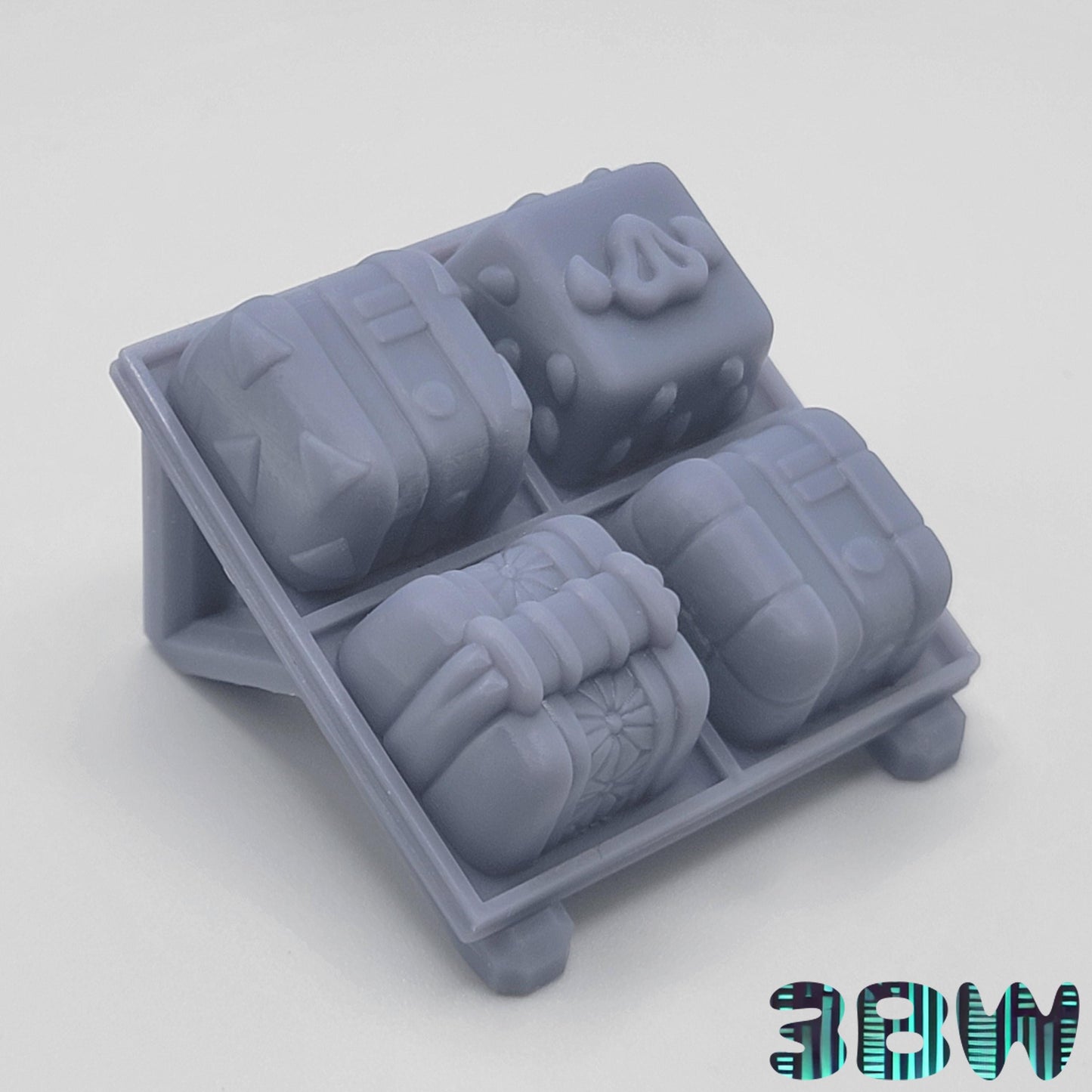 Demon Slayer Keycap Set | Unpainted Resin Artisan Caps | Cherry MX | Tanjiro, Nezuko, Zenitsu, Inosuke