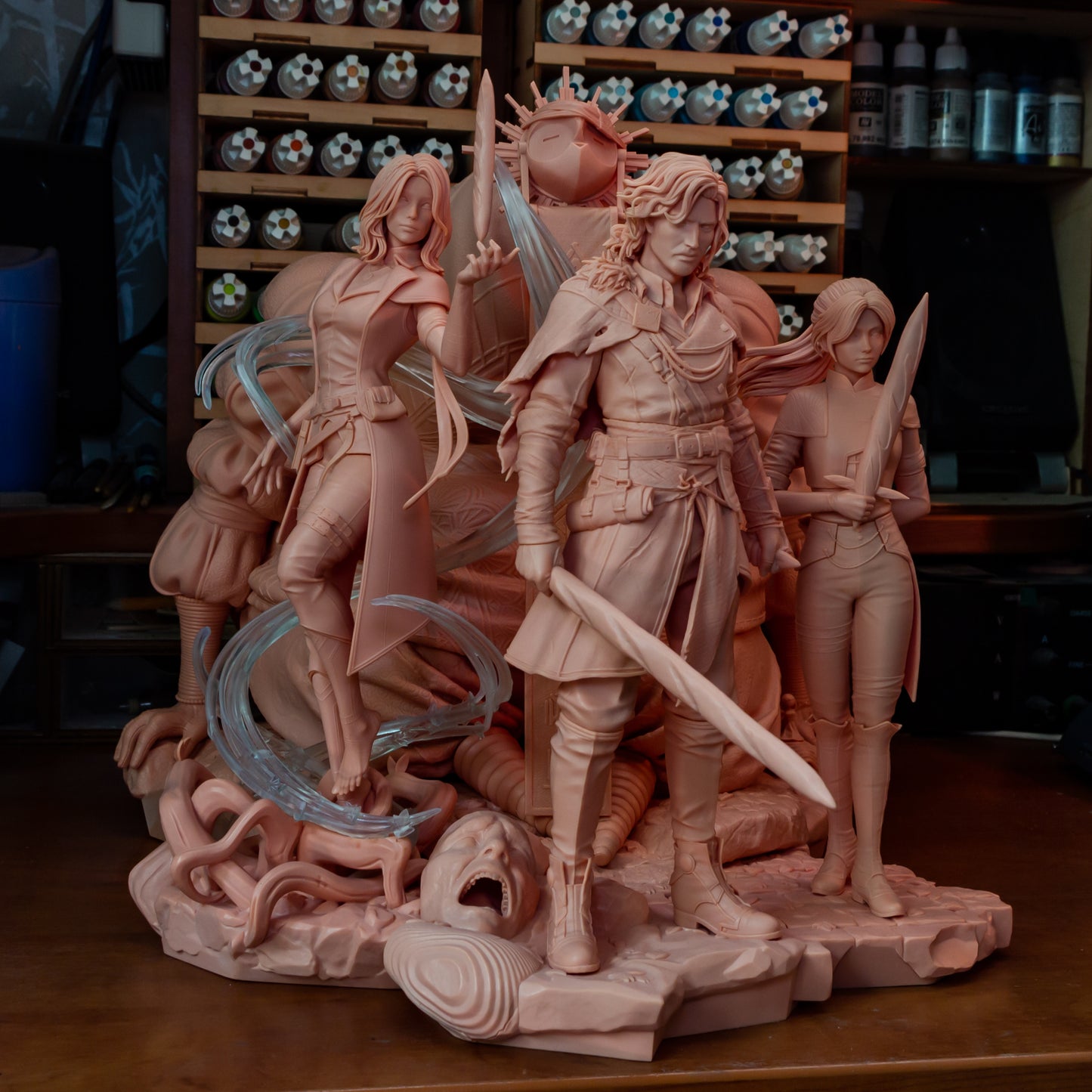 Esquie | 12-Inch Resin Model Kit | Clair Obscur Expedition 33 Creature