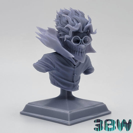 Turbo Okarun Bust | 3-Inch Resin Model Kit | DIY Dandadan