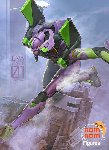 Eva Unit-01 | 6.5-Inch Resin Model Kit | DIY Neon Genesis Bio-Mechanical Titan