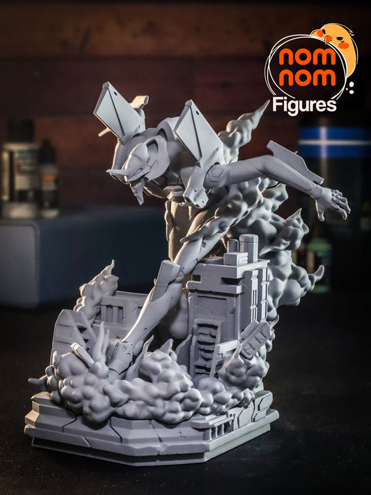Eva Unit-01 | 6.5-Inch Resin Model Kit | DIY Neon Genesis Bio-Mechanical Titan