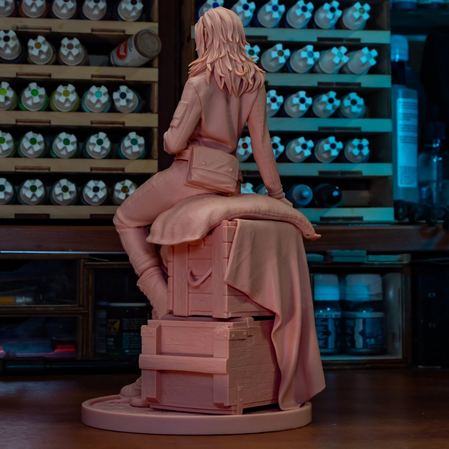 EVA | 9-Inch Resin Model Kit | Metal Gear Solid Delta Virtuous Mission Spy