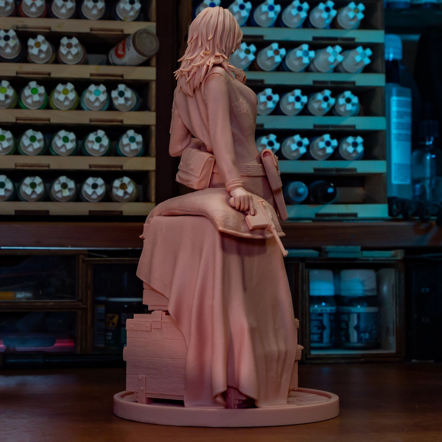 EVA | 9-Inch Resin Model Kit | Metal Gear Solid Delta Virtuous Mission Spy