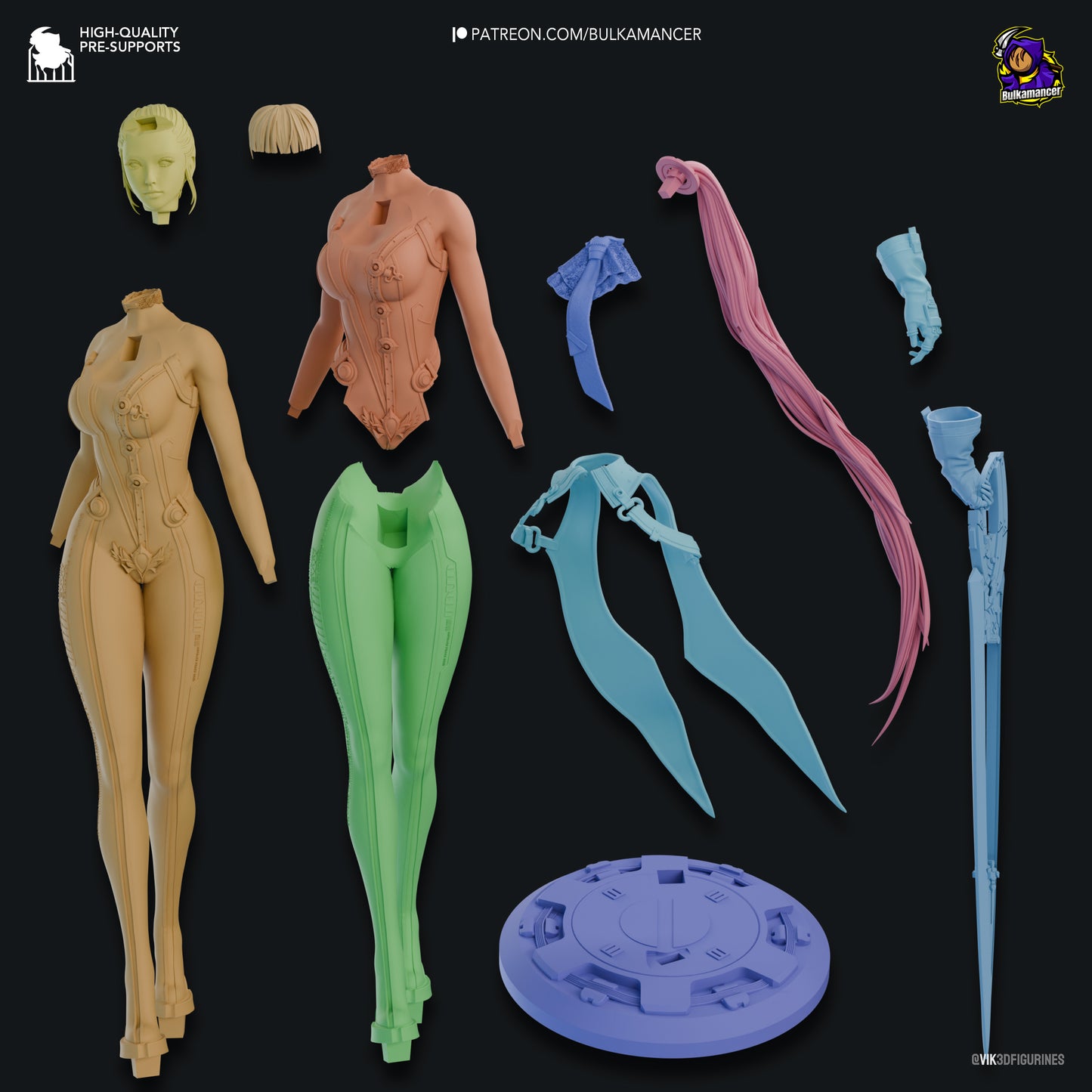 Eve | 9-Inch Resin Model Kit | Stellar Blade Savior of Xion