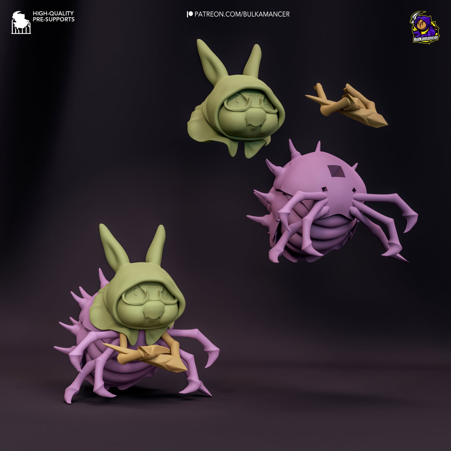 Kumoko and Chibi Spiders | 9.5-Inch Resin Model Kit | So I’m a Spider, So What?