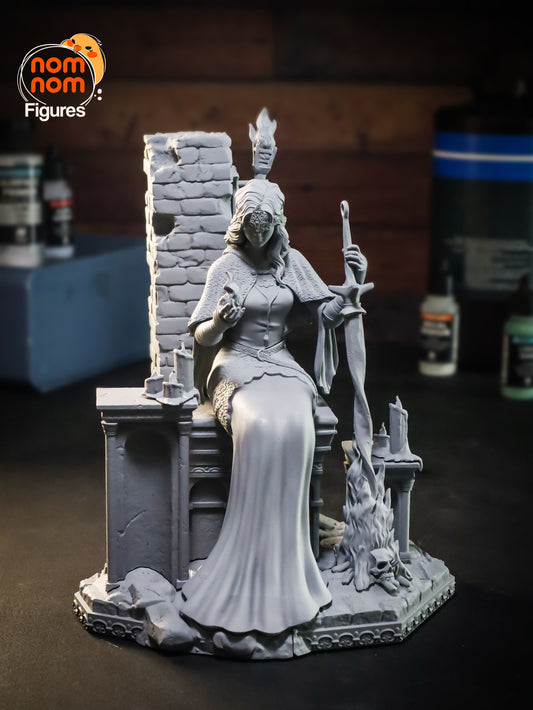Fire Keeper | 7.5-Inch Resin Model Kit | DIY Dark Souls III Shrine Maiden