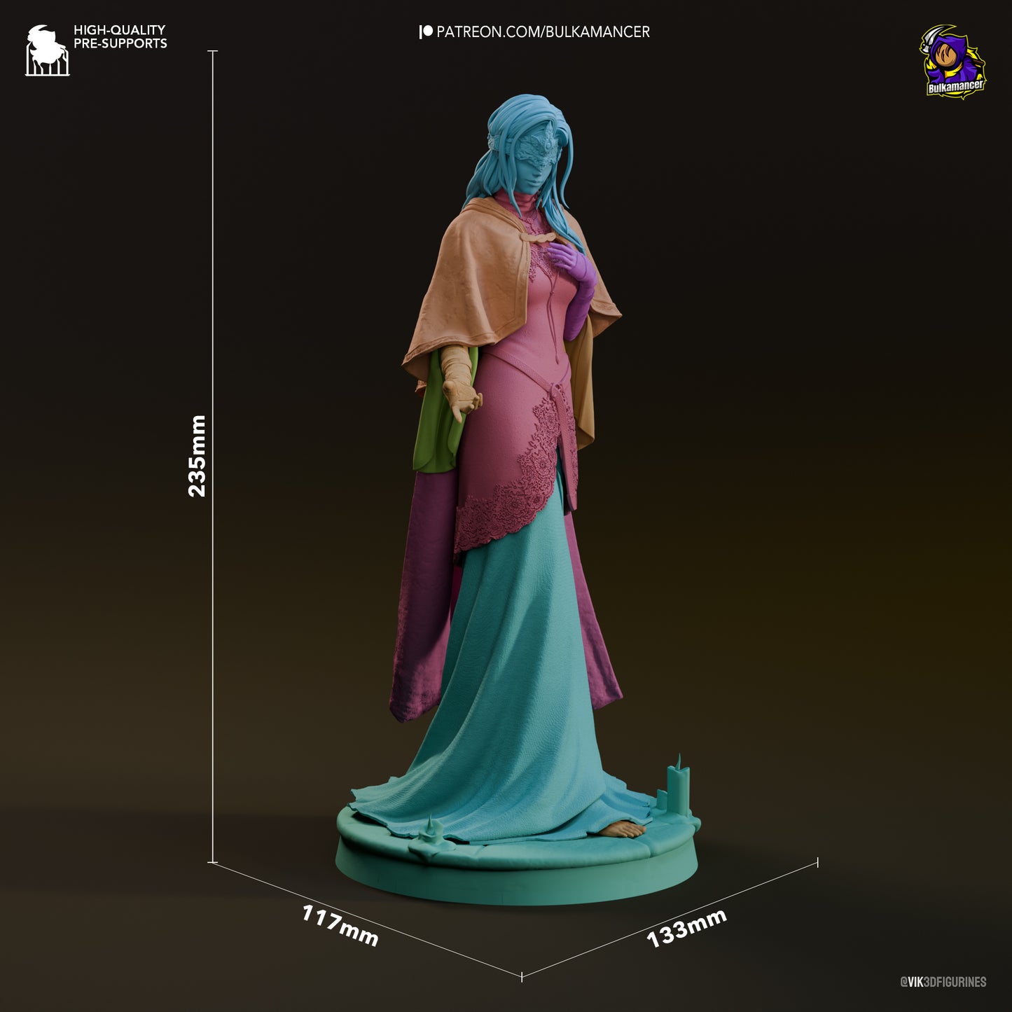 Fire Keeper | 9.5-Inch Resin Model Kit |  Dark Souls 3 Ashen Flame Guide