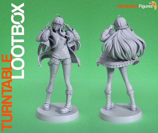 Futaba Sakura | 7.5-Inch Resin Model Kit | DIY Persona 5 Genius Hacker