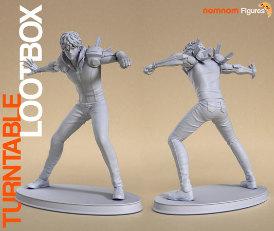 Genos | 7-Inch Resin Model Kit | DIY One Punch Man Cyborg Hero