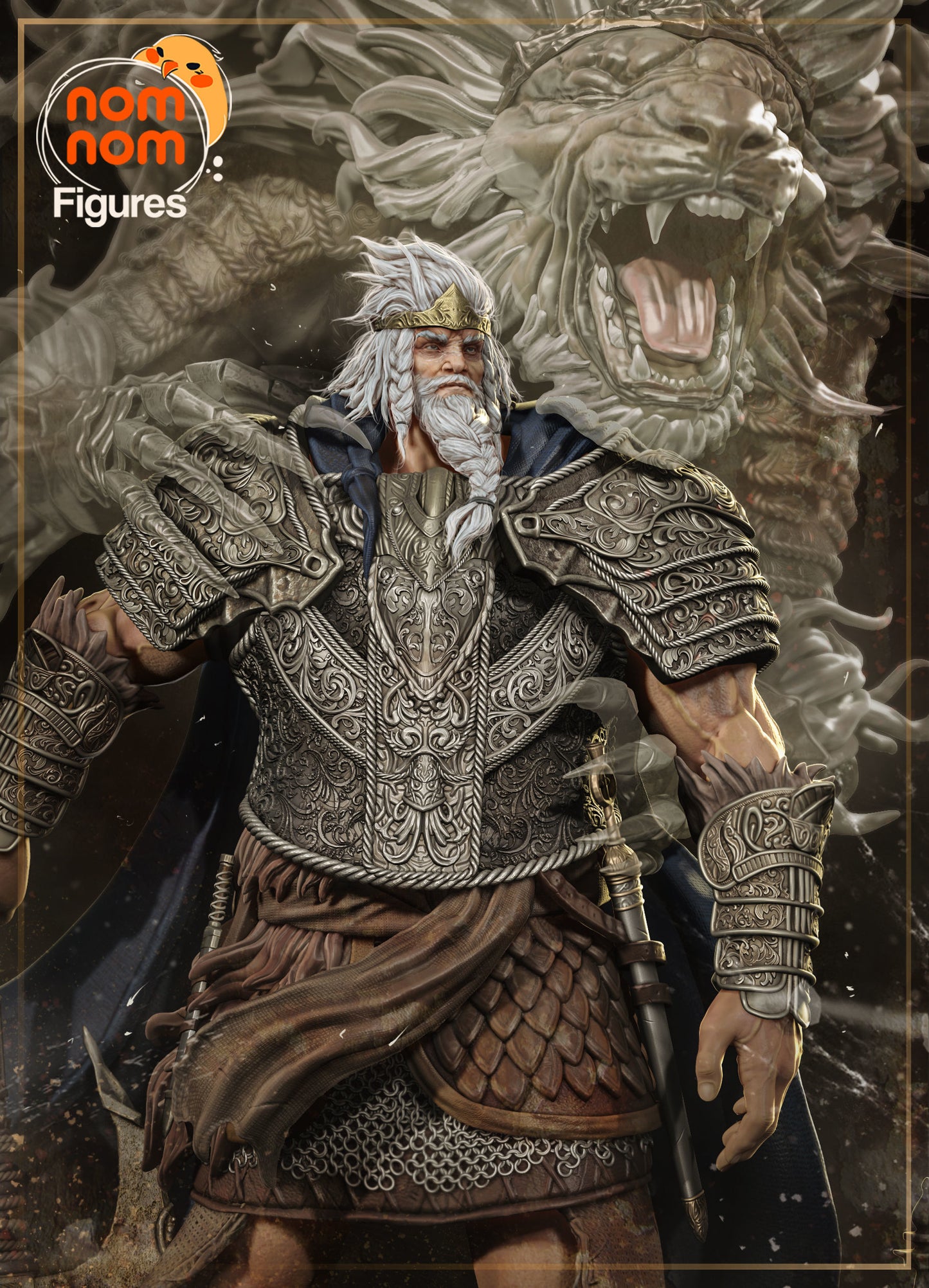 Godfrey | 13-Inch Resin Model Kit | DIY Elden Ring First Elden Lord