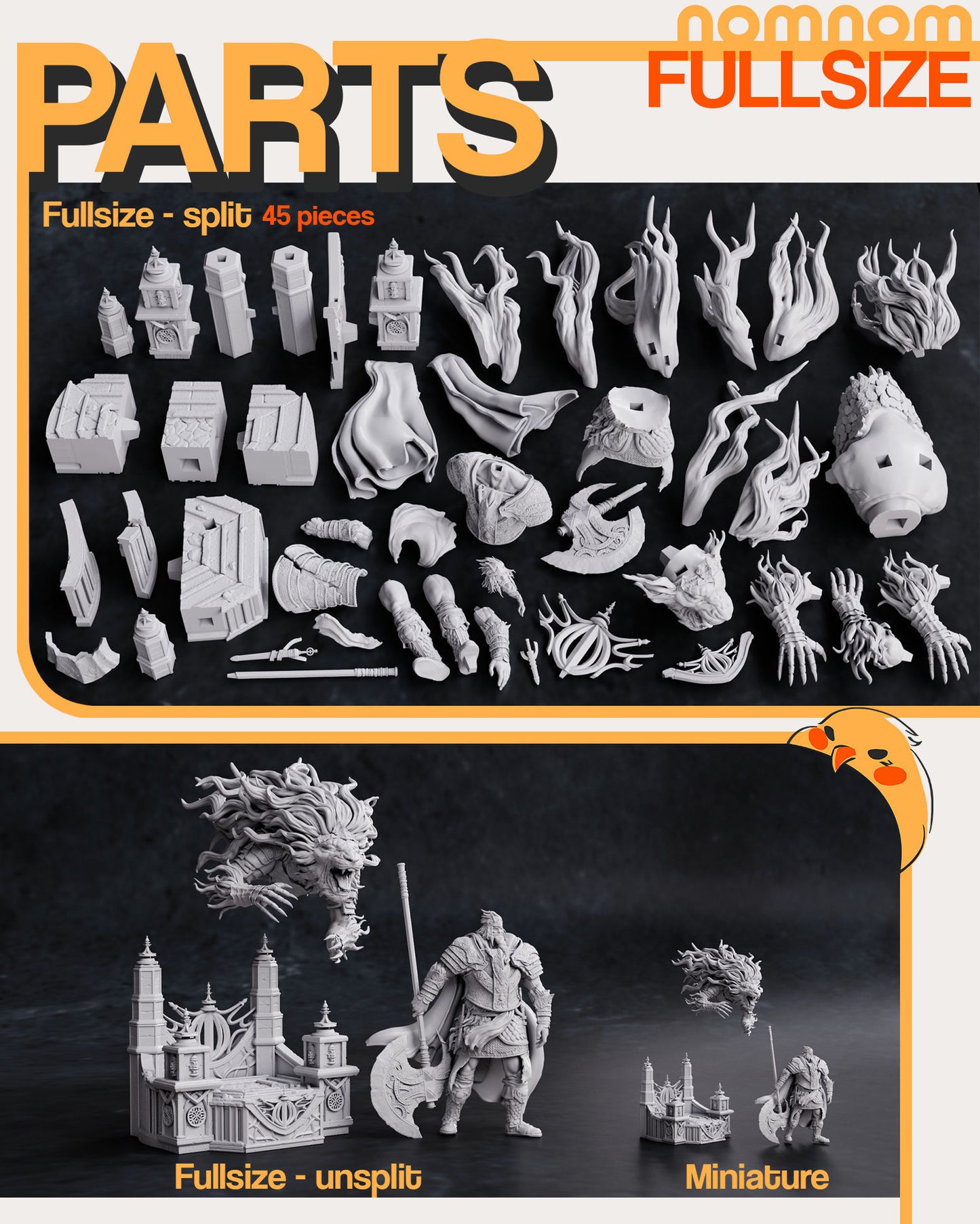 Godfrey | 13-Inch Resin Model Kit | DIY Elden Ring First Elden Lord