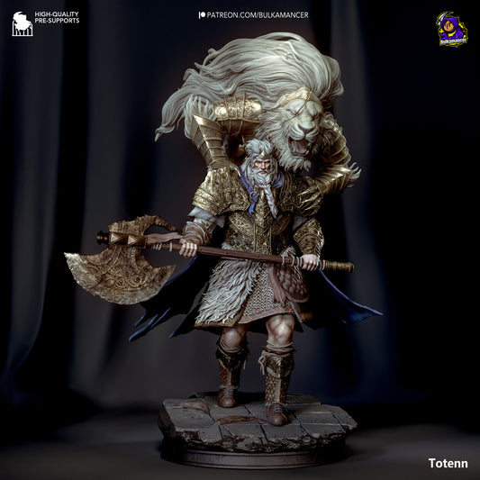 Godfrey | 13.5-Inch Resin Model Kit | Elden Ring - First Elden Lord