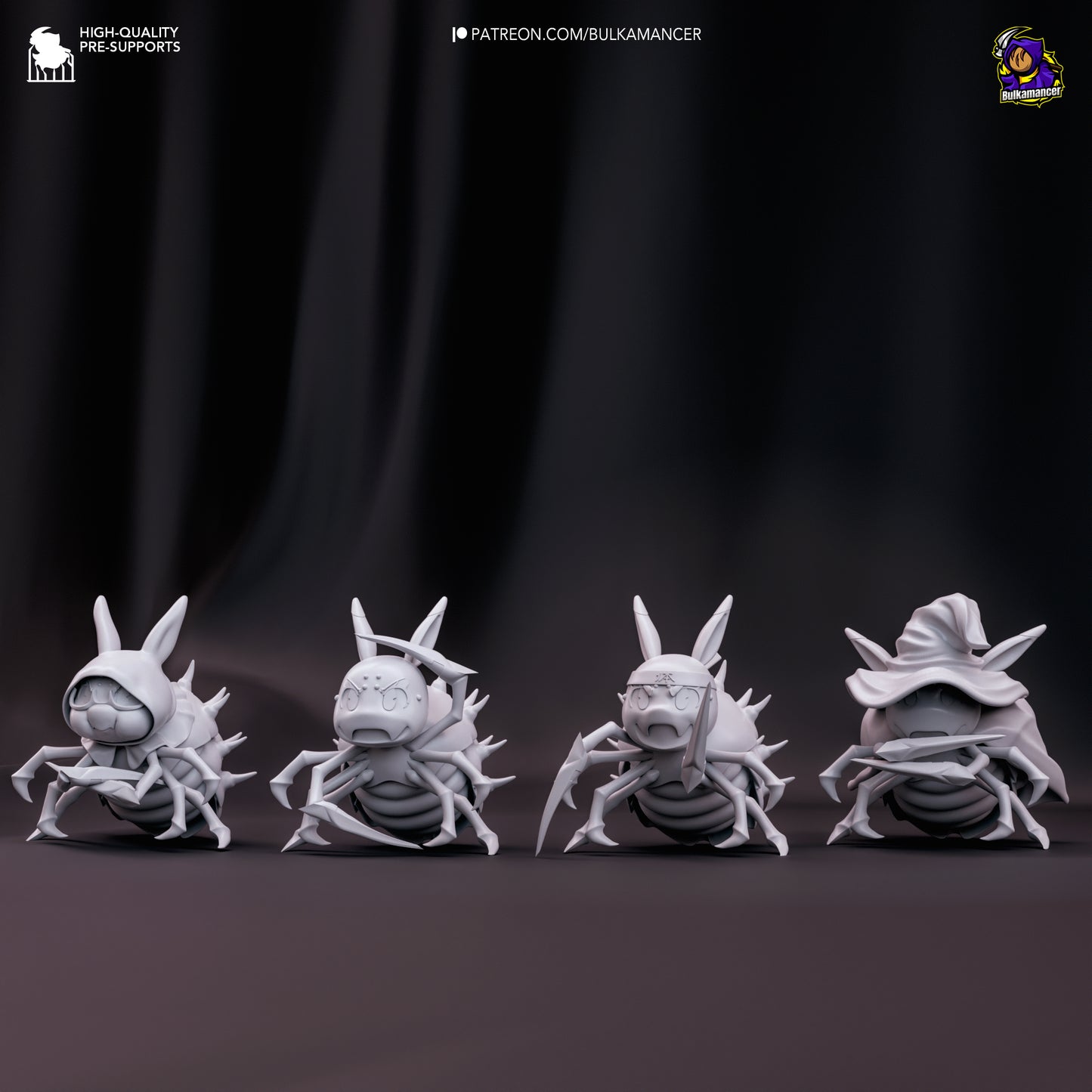 Kumoko and Chibi Spiders | 9.5-Inch Resin Model Kit | So I’m a Spider, So What?
