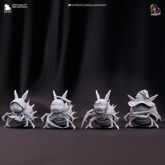 Chibi Kumoko’s Quartet | 3-Inch Resin Model Kit | So I’m a Spider, So What?