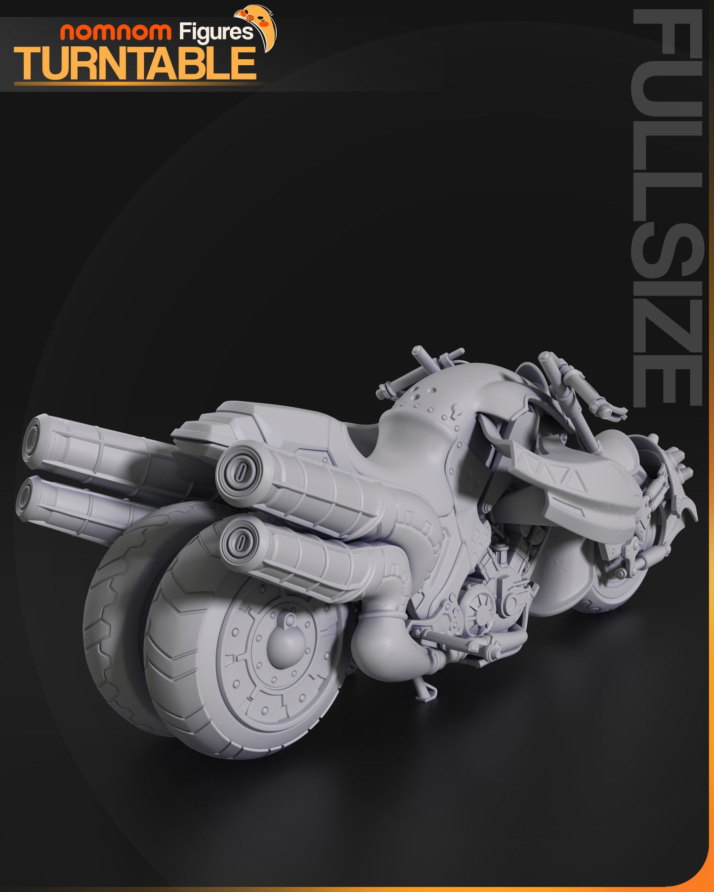 Hardy Daytona | 4.5-Inch Resin Model Kit | DIY Final Fantasy VII Motorcycle