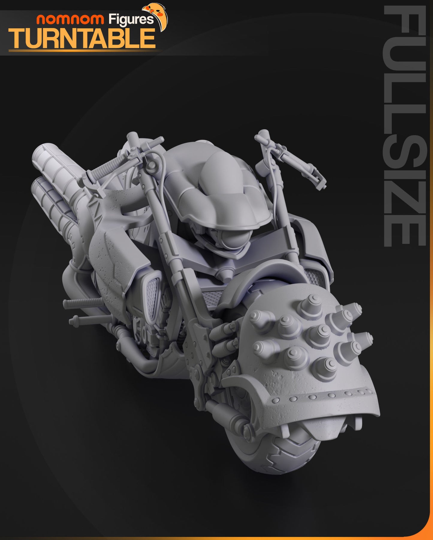 Hardy Daytona | 4.5-Inch Resin Model Kit | DIY Final Fantasy VII Motorcycle