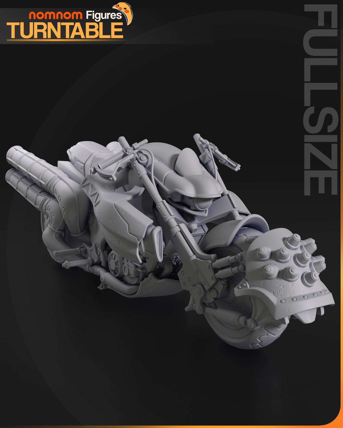 Hardy Daytona | 4.5-Inch Resin Model Kit | DIY Final Fantasy VII Motorcycle
