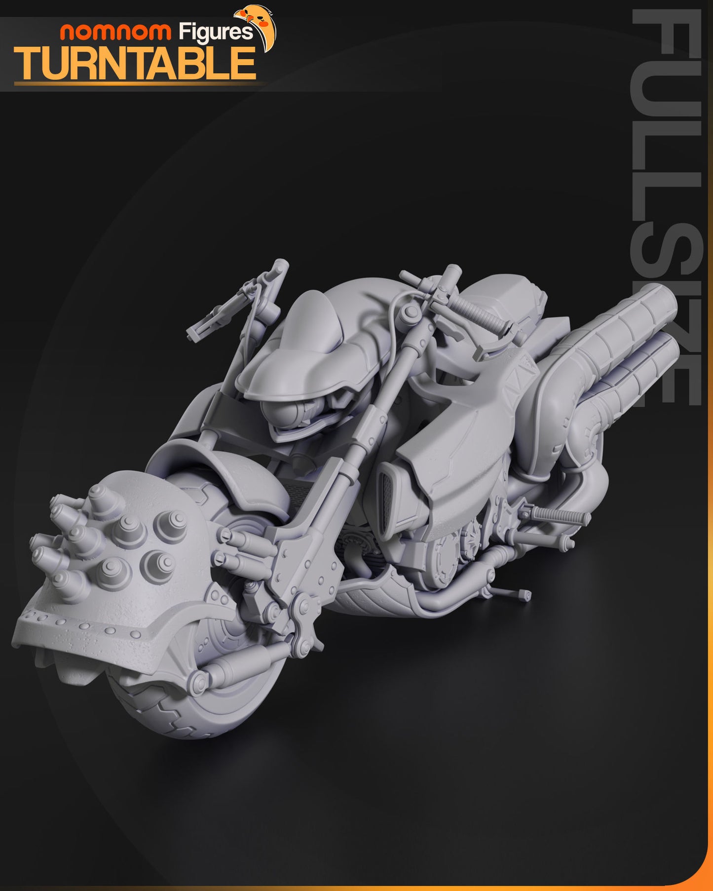 Hardy Daytona | 4.5-Inch Resin Model Kit | DIY Final Fantasy VII Motorcycle