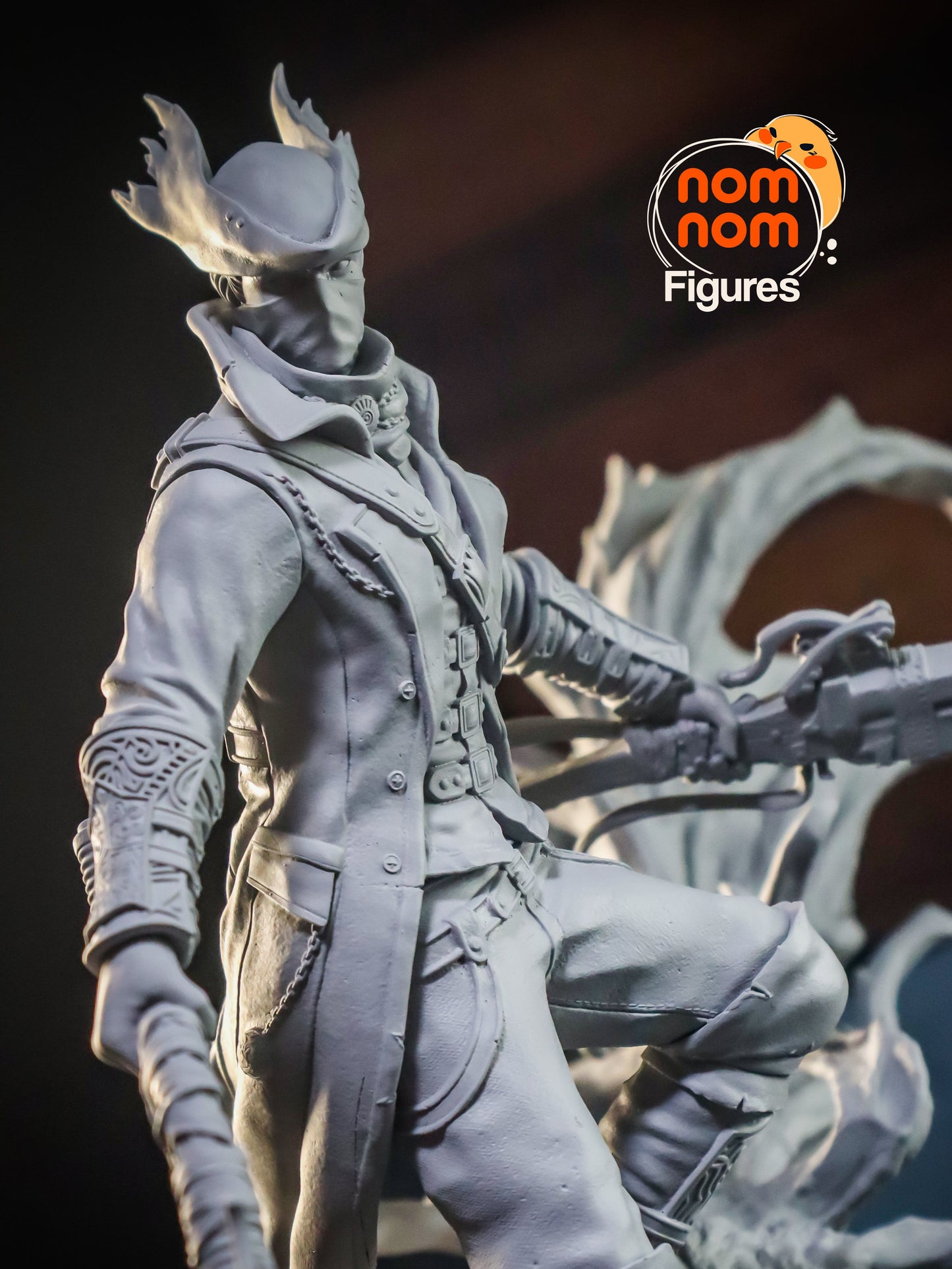 Hunter | 9-Inch Resin Model Kit | DIY Bloodborne Beast Slayer
