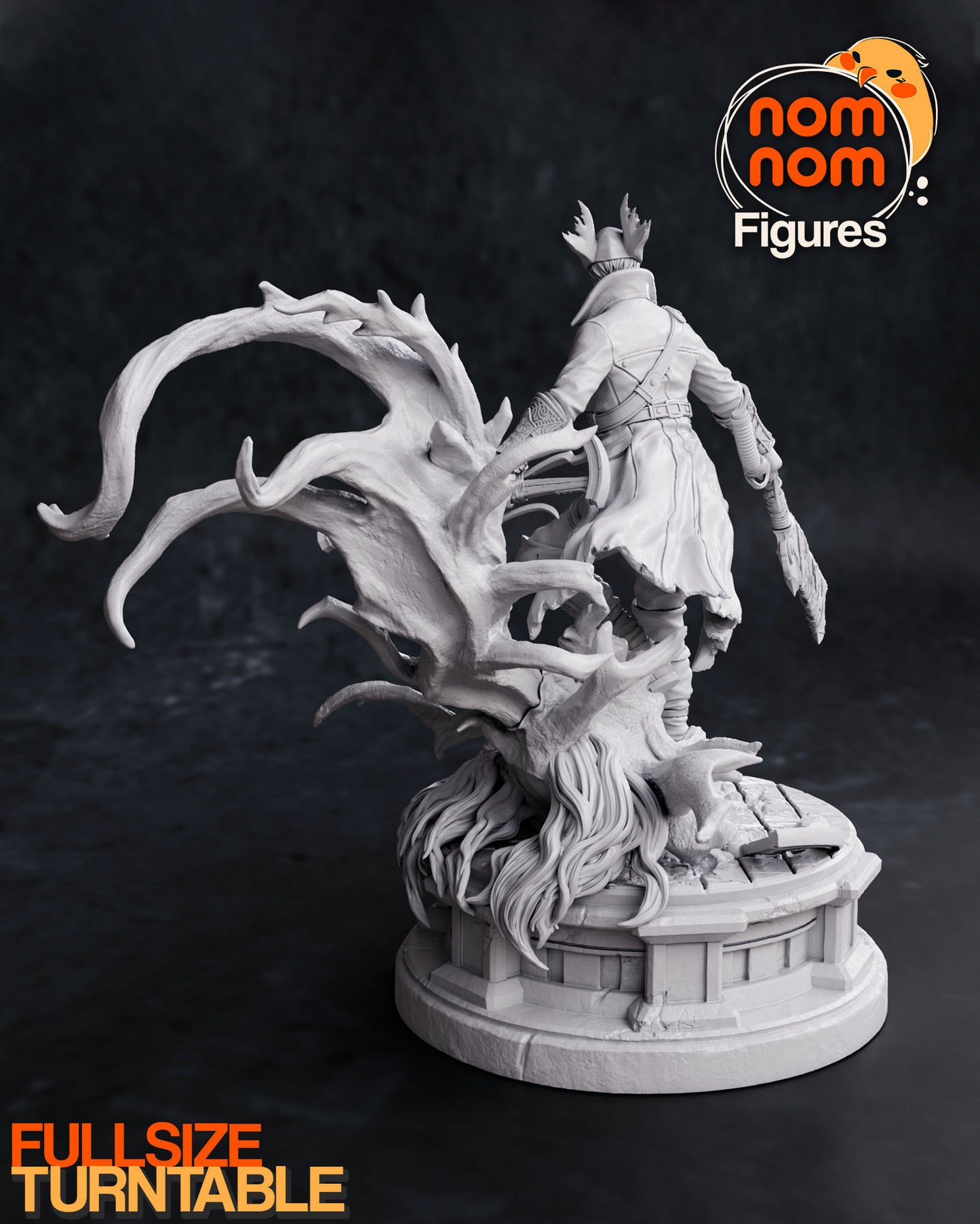 Hunter | 9-Inch Resin Model Kit | DIY Bloodborne Beast Slayer