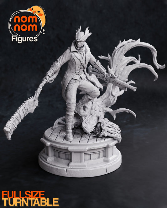 Hunter | 9-Inch Resin Model Kit | DIY Bloodborne Beast Slayer