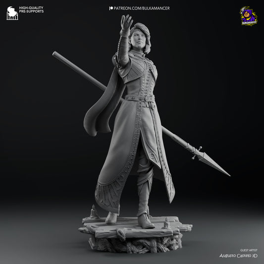 Isobel | Resin Model or Bust Kit | DIY Baldur's Gate 3 Selunite Cleric