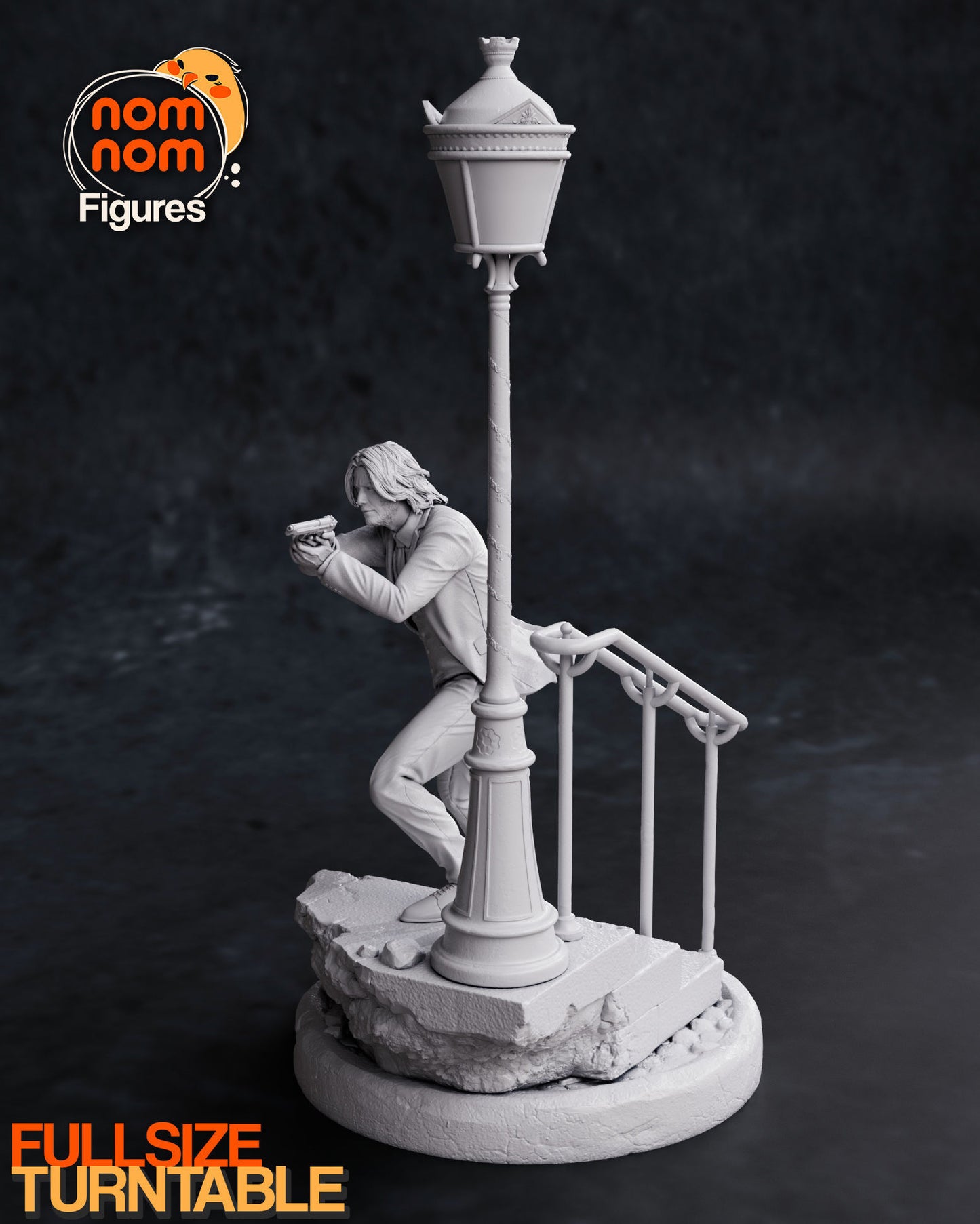 John Wick | 11.5-Inch Resin Model Kit | DIY Action Movie Legend