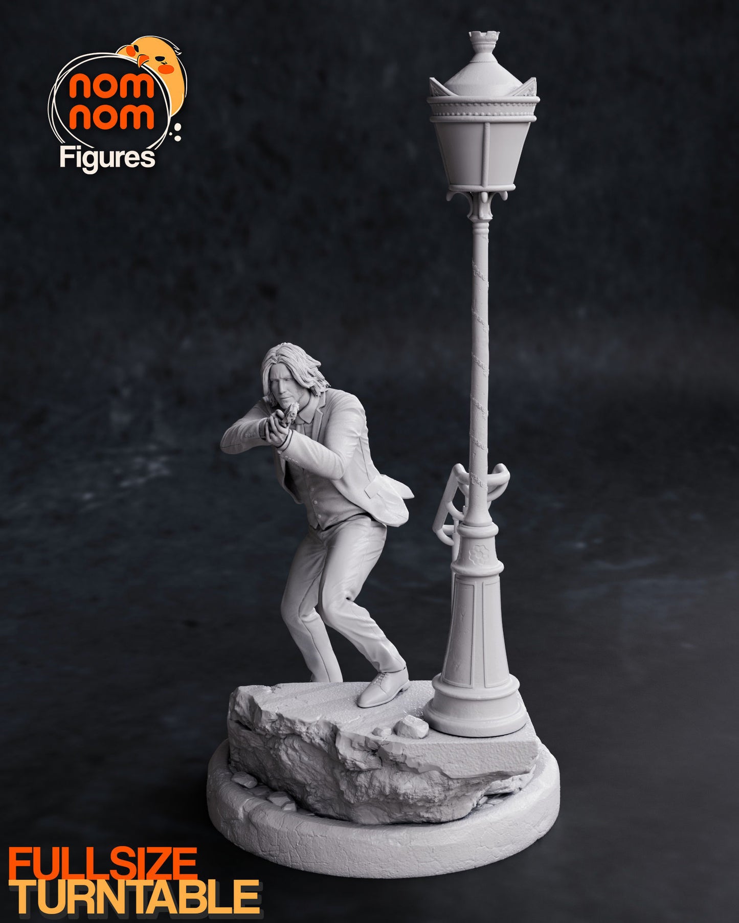 John Wick | 11.5-Inch Resin Model Kit | DIY Action Movie Legend