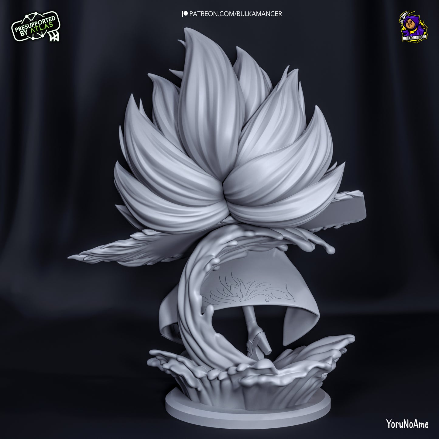 Kaga | 10-Inch Resin Model Kit | Azur Lane Nine-Tailed Carrier Fox