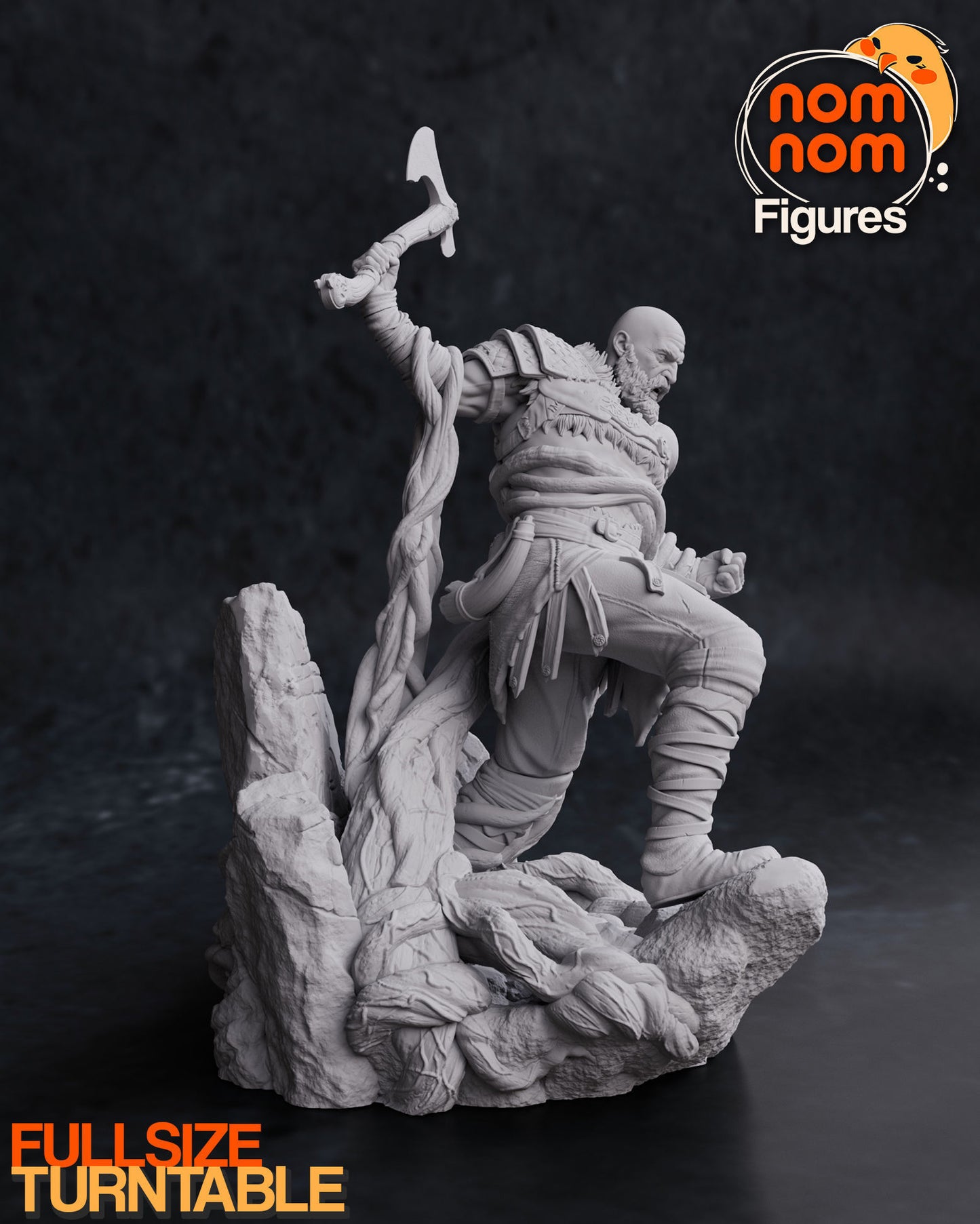 Kratos | 8.5-Inch Resin Model Kit | DIY God of War Spartan Warrior