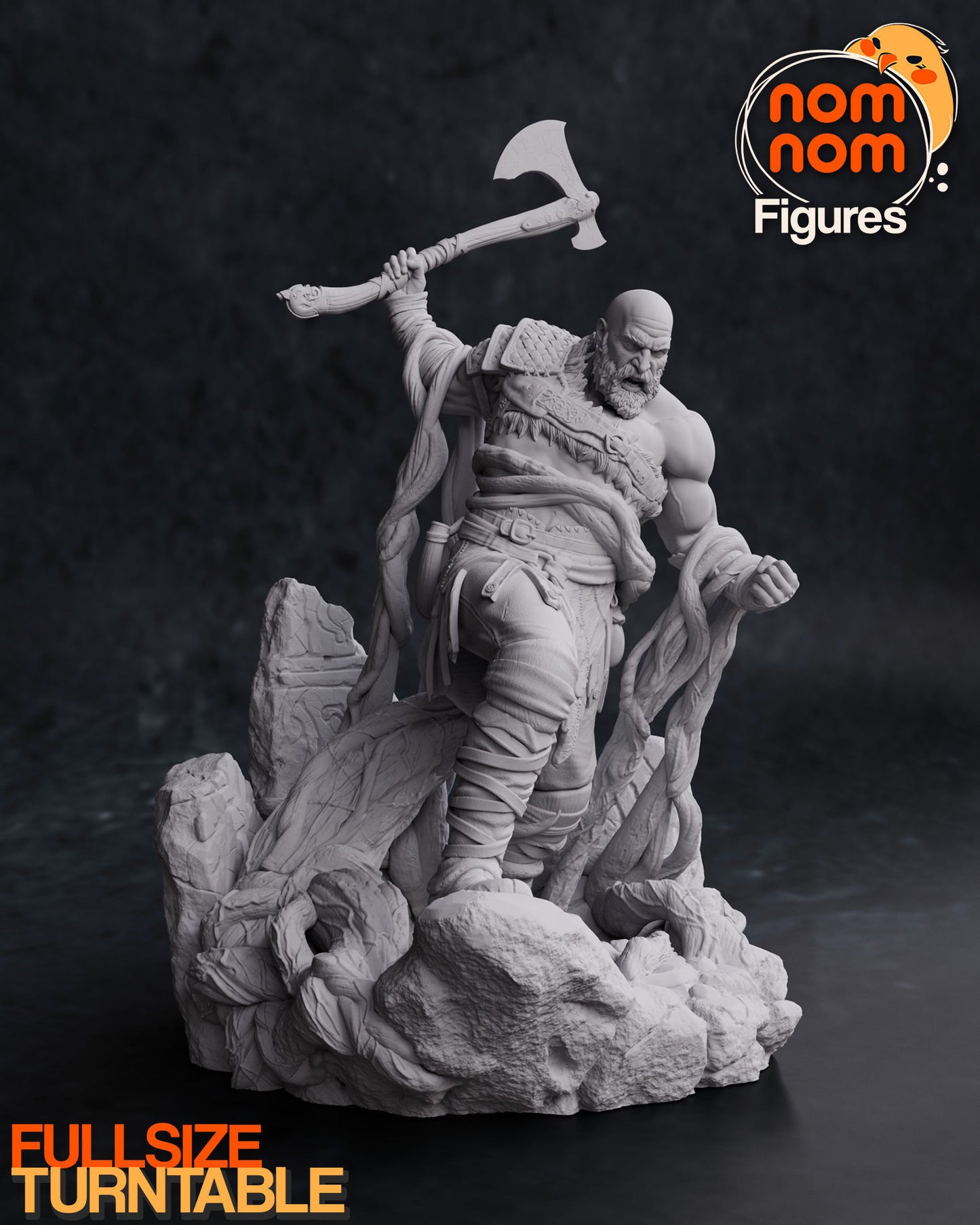 Kratos | 8.5-Inch Resin Model Kit | DIY God of War Spartan Warrior