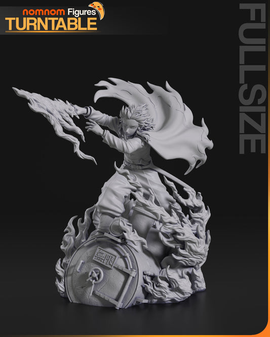 Kyojuro Rengoku | Resin Model or Bust Kit | DIY Demon Slayer Flame Hashira