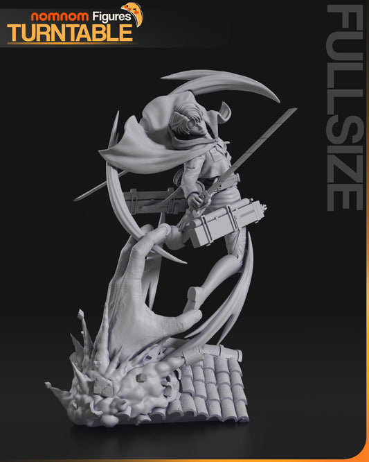 Levi Ackerman | Resin Model or Bust Kit | DIY Attack on Titan Soldier