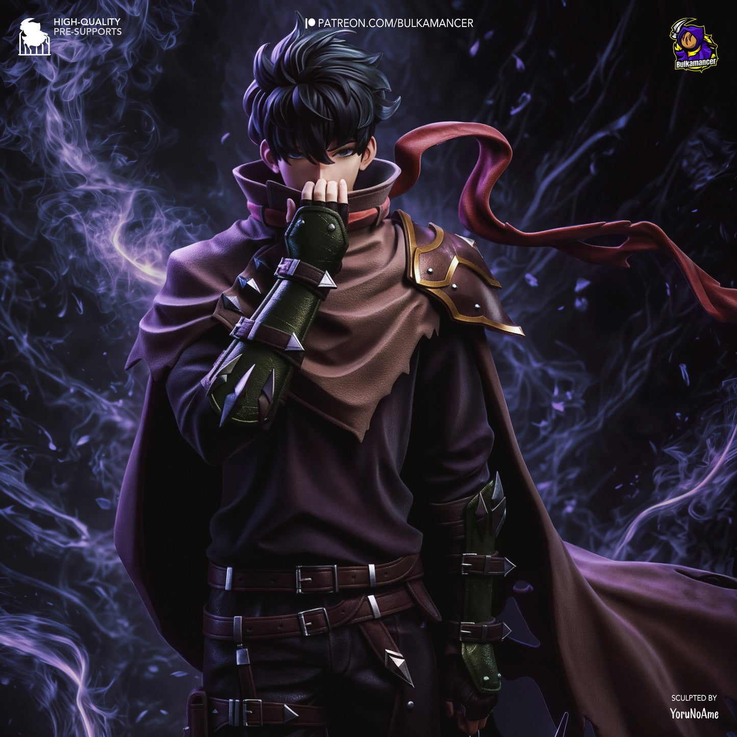 Sung Jin-Woo | 11-Inch Resin Model Kit | DIY Solo Leveling Hunter Extraordinaire