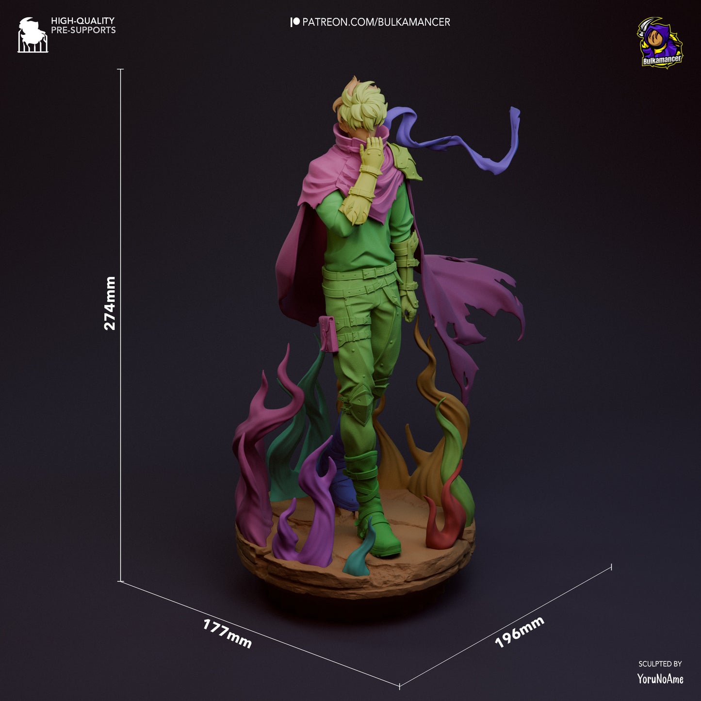 Sung Jin-Woo | 11-Inch Resin Model Kit | DIY Solo Leveling Hunter Extraordinaire