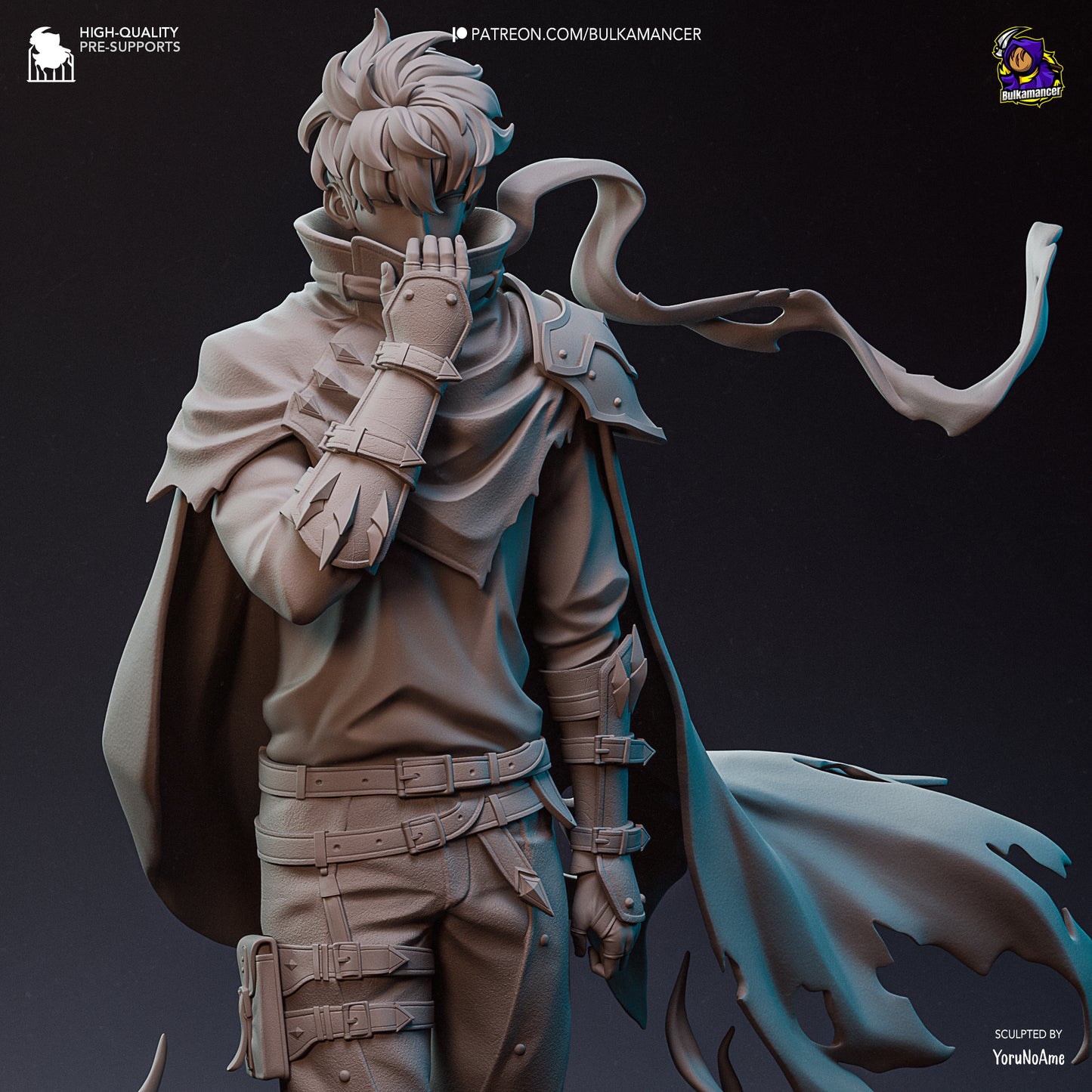 Sung Jin-Woo | 11-Inch Resin Model Kit | DIY Solo Leveling Hunter Extraordinaire